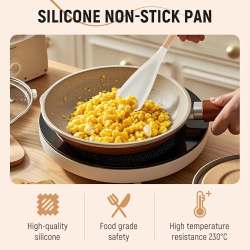 2025 New Matte Silicone Multifunction Spatula Spoon for Kitchen (1, Black)