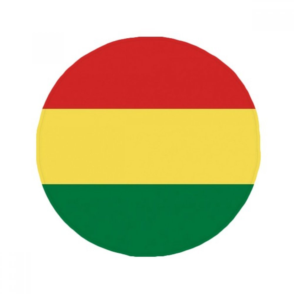 Tapis de sol rond Bolivie motif pays 50cm, une idée cadeau originale