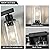 DIKAIDA 5-Light Black Bathroom Vanity Light, Modern Vanity Lighting Fixture for Bathroom, 31" Matte Light Fixture, Wall Sconces with Clear Glass Shade, Black Bathroom Wall Light Over Mirror
