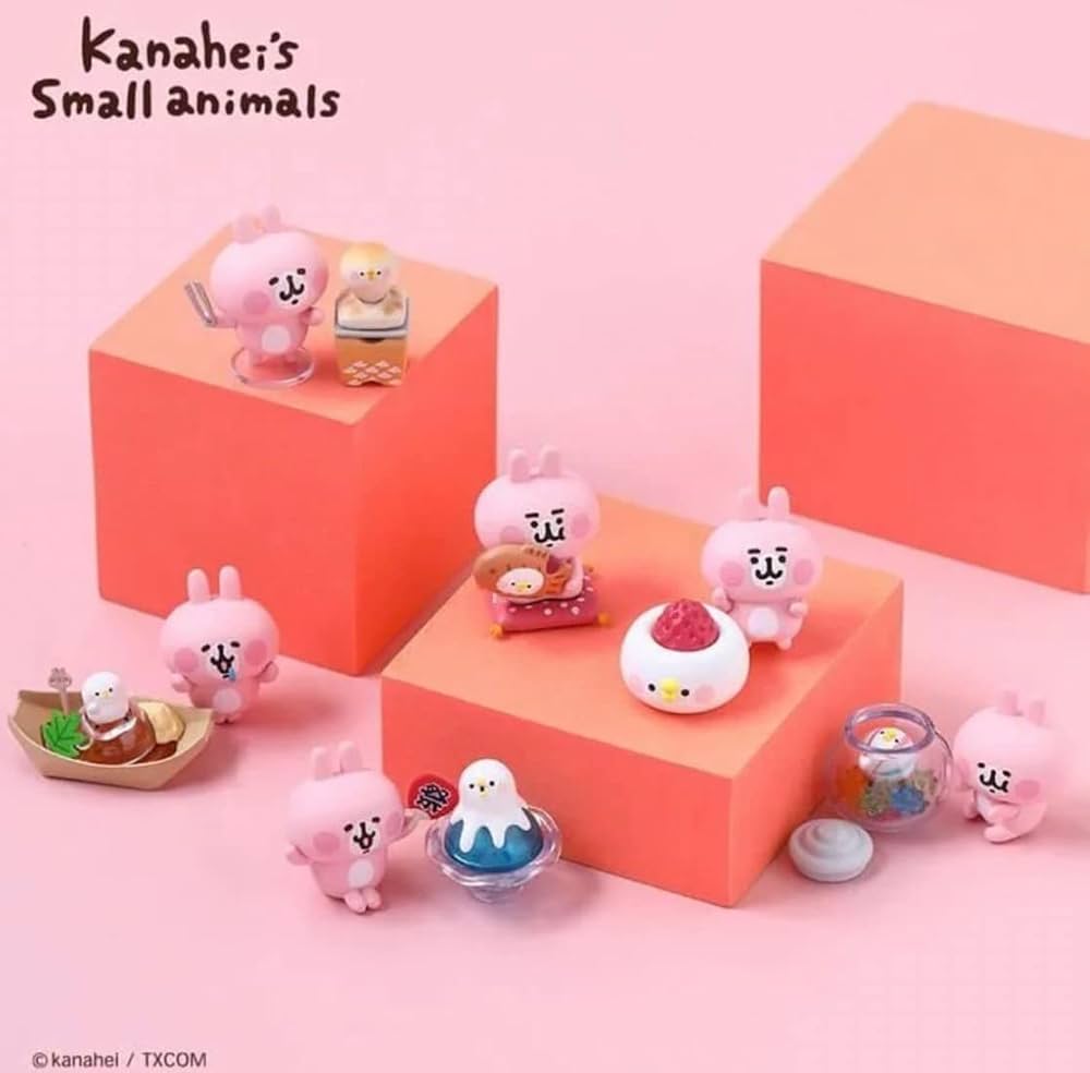台湾 カナヘイの小動物 ピスケ＆うさぎ 美食探検セット Amazon.co.jp: 台湾限定 カナヘイの小動物 ウサギとピスケ 6個