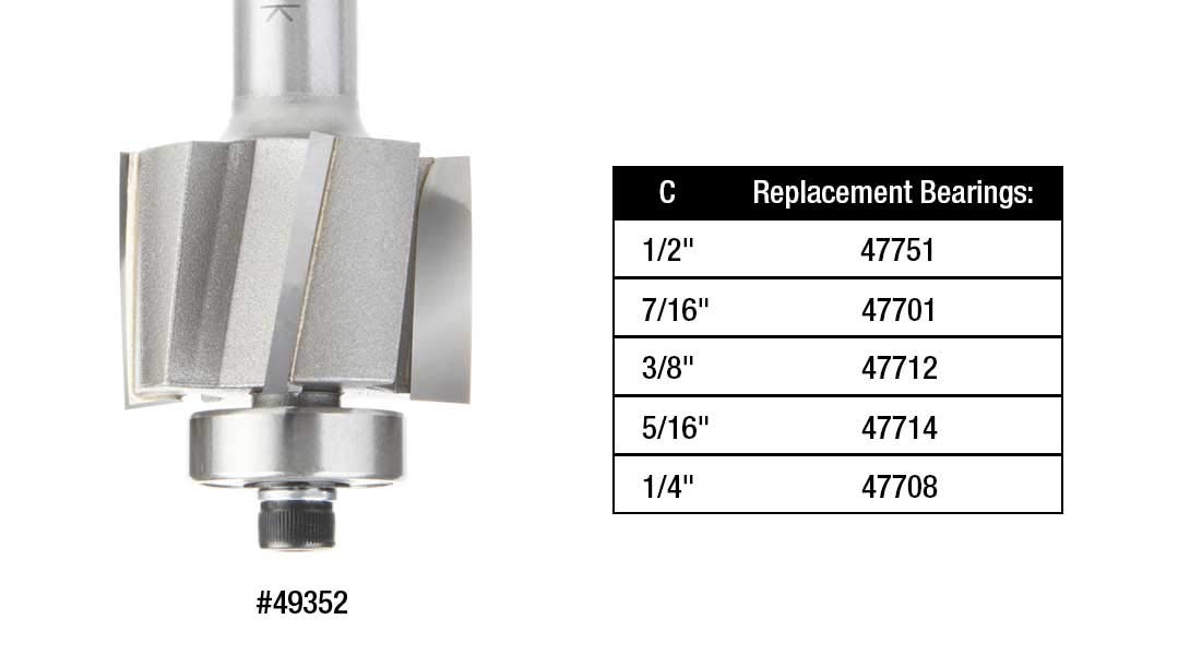 Amazon | Amana Tool 49352 マルチラベット 5つの異なる溝の深さ