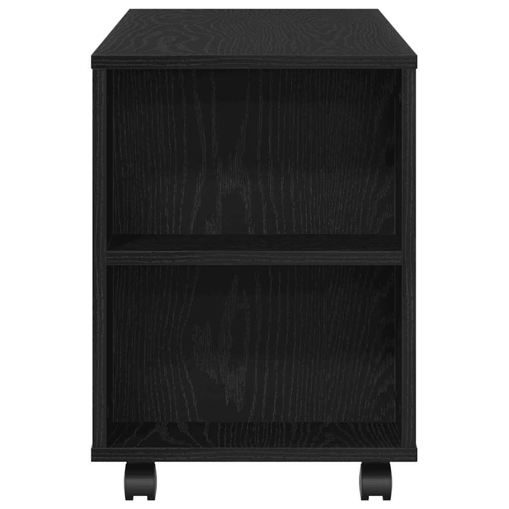 Drewnopochodna z dużą ilością miejsca stojak pod telewizor czarny 102x34