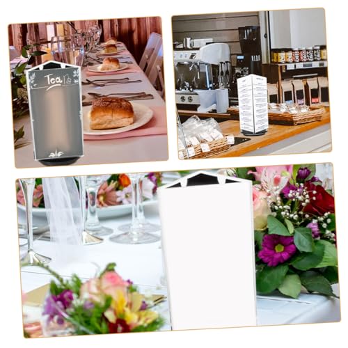 Support de menu acrylique rotatif multi-faces transparent pour comptoirs et bureaux - 5