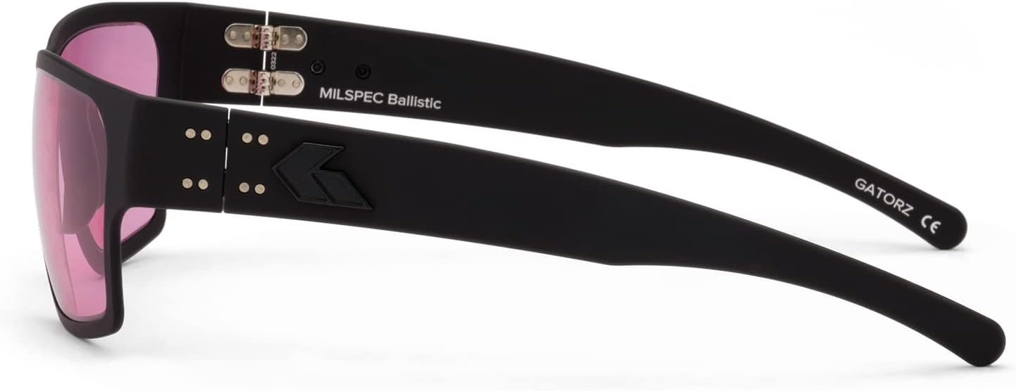 Gatorz Delta Hand Crafted Aluminum MILSPEC Ballistic Lens Sunglasses - Made in The USA