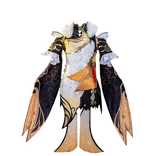 Game Genshin Impact Cosplay Costume Ningguang Dress (M) Gold