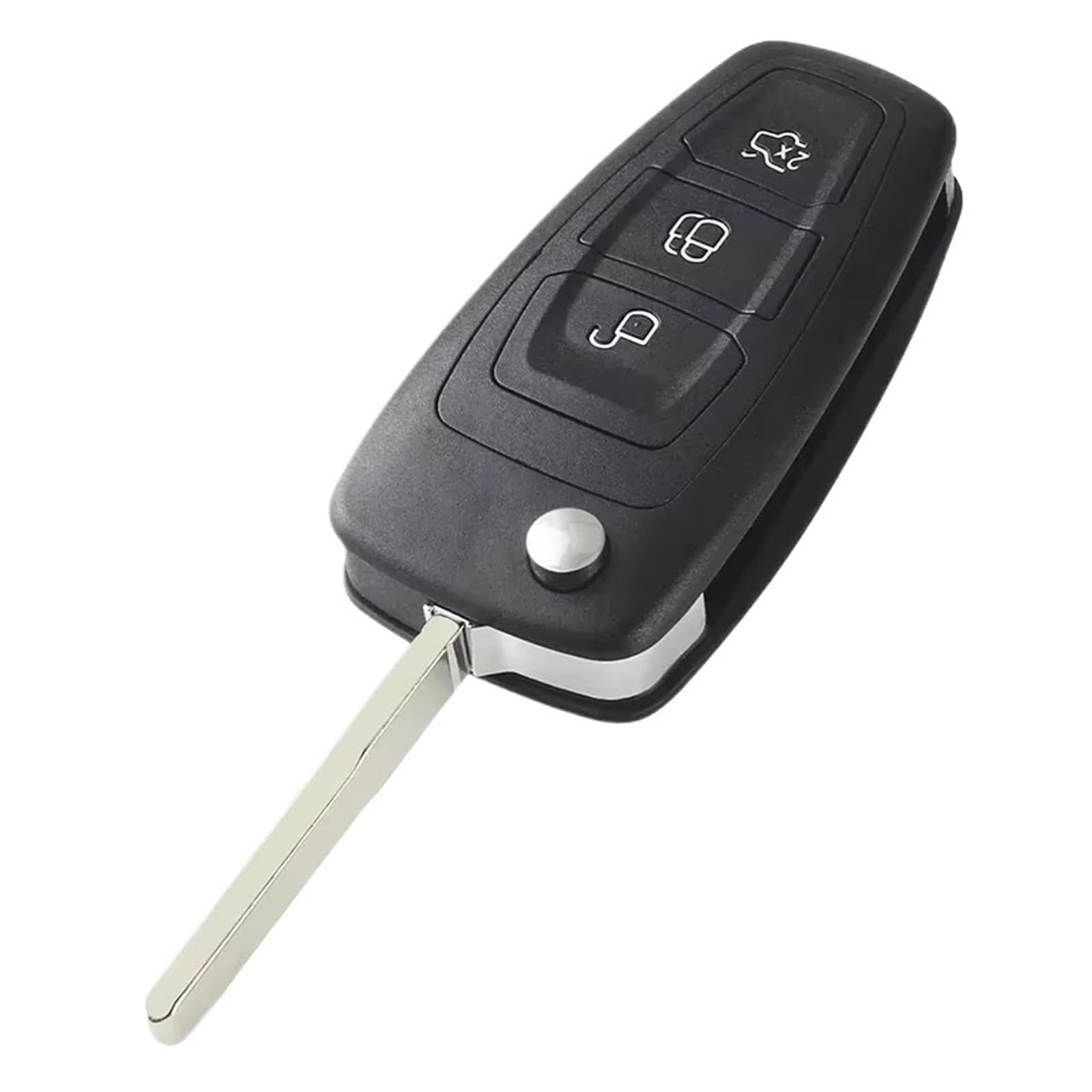 Compatibile Con Ford Per Fiesta 2011 2012 2013 2014 2015 2016 2017 2 Pezzi 3 Pulsanti Custodia Pieghevole Telecomando Copri Chiave Auto HU101(HU101)