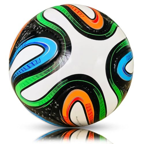 Balón de fútbol del Mundial 2014 – Tamaño 5 – Cosido a mano PU –...