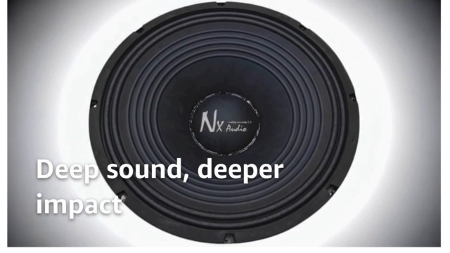 Nx Audio Indra-154 V2 15-Inch Professional Bass Speaker Driver