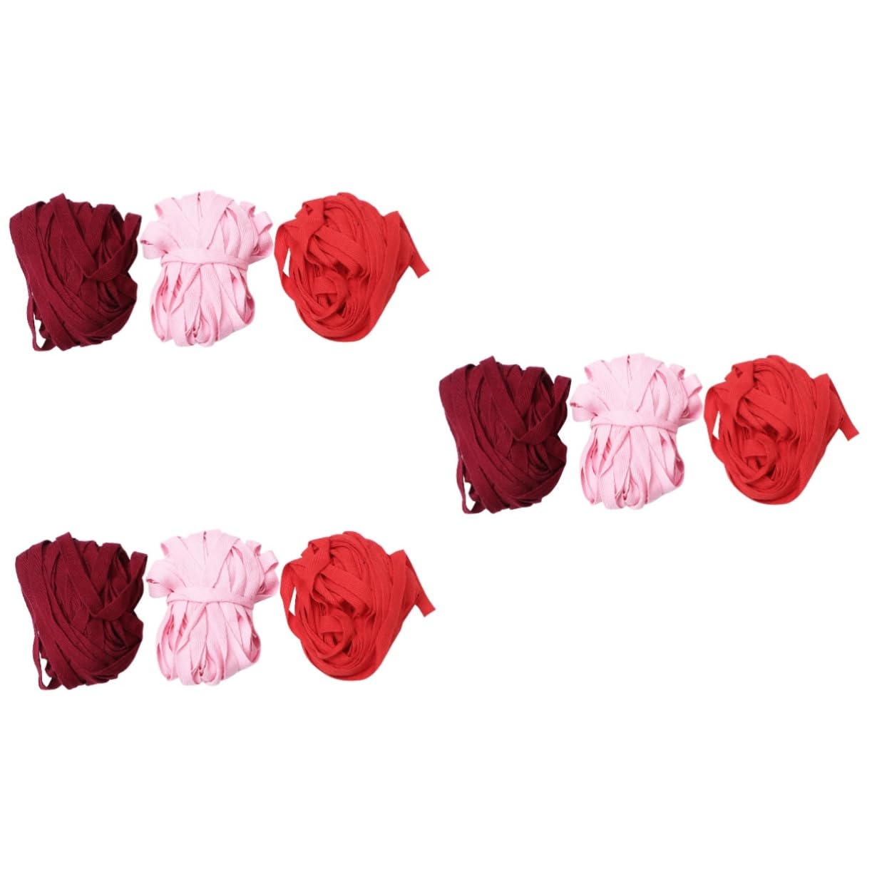 Ruban coton tressé rouge SEWACC 9 paquets pour loisirs créatifs