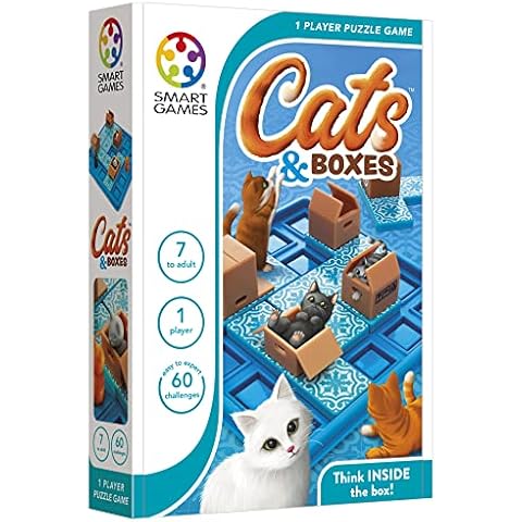 SmartGames Cats & Boxes Puzzle Game for All Ages Cover