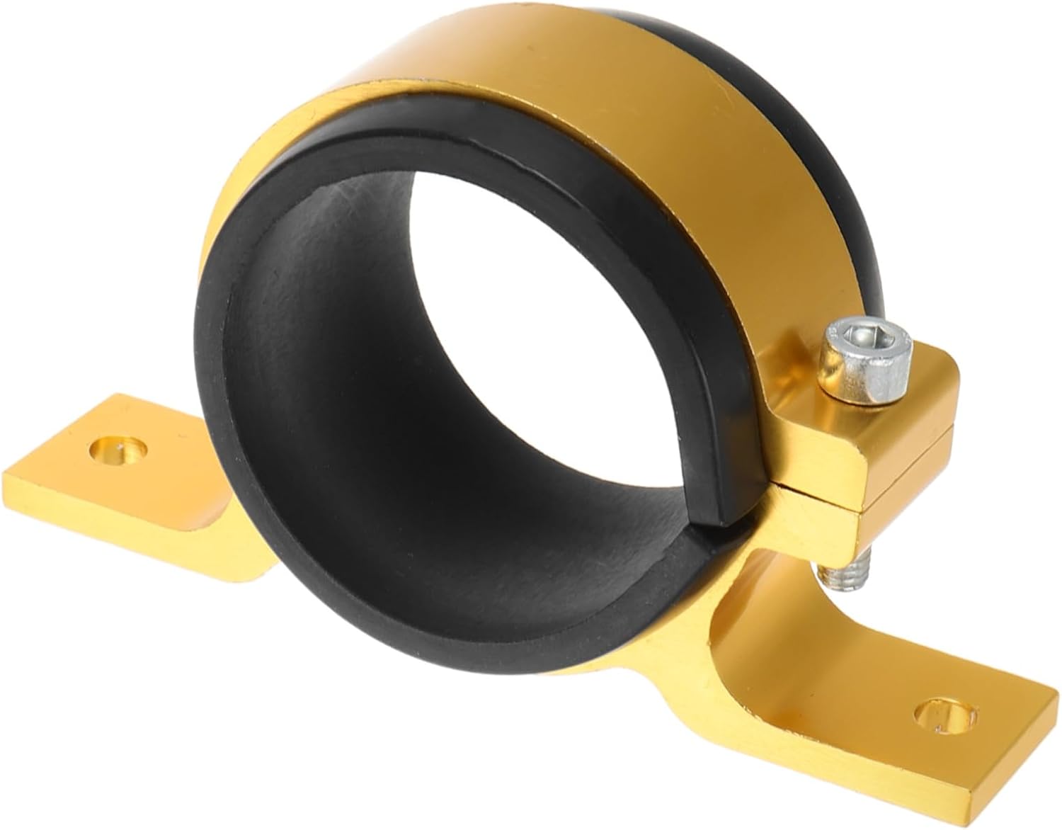 Ciieeo High-Performance Pump Bracket Metal Fastening Clamp for Racing Cars and Elegant Design Mounting Gold Finish Automotive Accessory