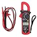 Oumefar Automatic Digital Clamp Meter Current Multimeter DC AC Voltage Resistance Diode Tester 4000 Counts Multimeter Maintenance Kit for Electrician(red)