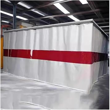 Welding Curtain 1000F Fire Resistant Blankets, Thermal Resistant Insulation Welding Curtain for Industrial, Smoker6x2.7m/19.7x8.9ft