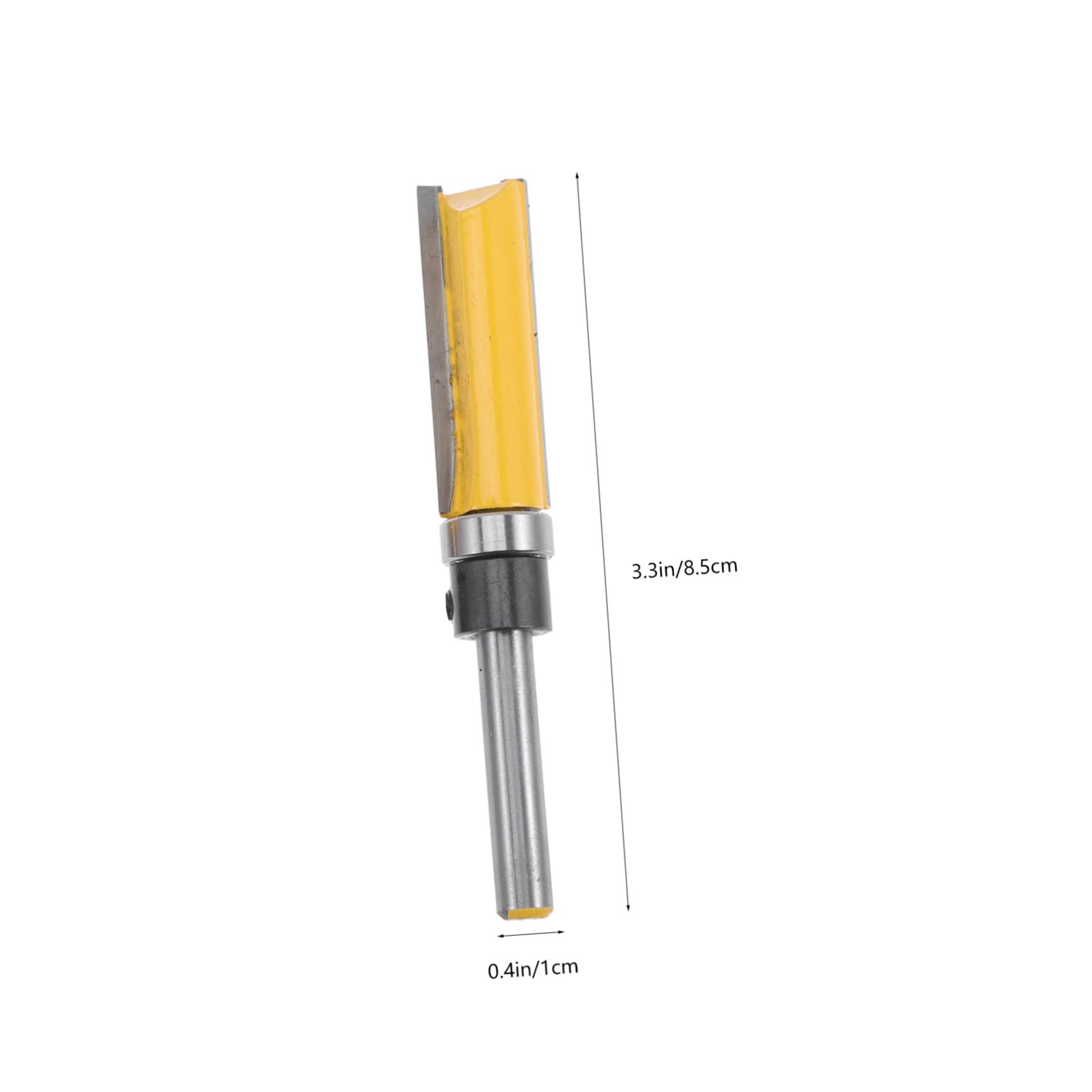 Operitacx 3 Set punta per fresa mola punta del router fresa per rifilare a filo punte del router taglierini Particelle punte di rifinitura a filo del cuscinetto frese da intaglio