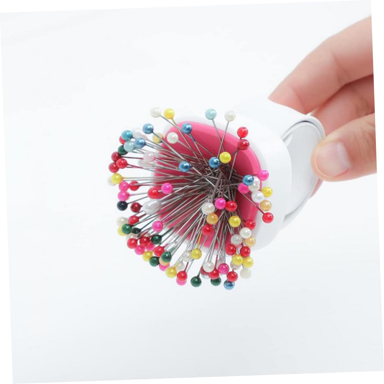 STOBOK 2 Sätze Handgelenk-magnetgehäuse Magnetisches Nadeletui Nähnadelhalter Für Das Handgelenk Handgemachtes Nähwerkzeug Nadelkissen Magnetisches Armband Magnethalter Gummi 3 Stück * 2