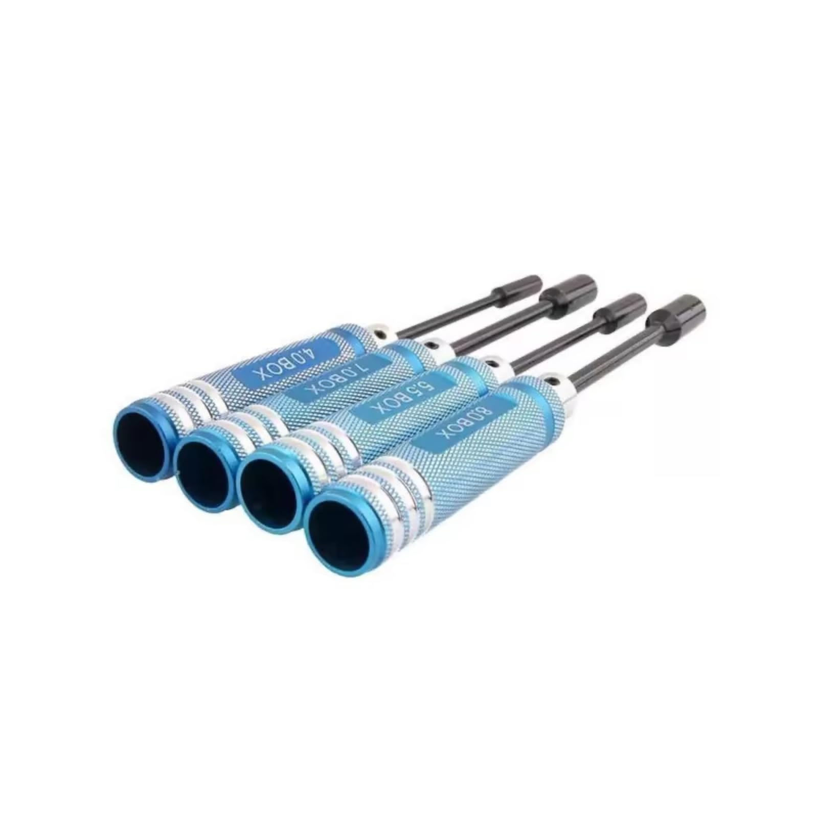 Ricambi Crawler RC Accessori Per Auto Radiocomandate Set Da 4 Pezzi Kit Attrezzi Riparazioni Chiave A Bussola Esagonale Cacciavite, Chiave Inglese Droni Quadricotteri(Blue)