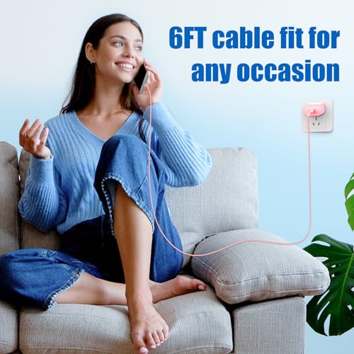 Image of iPhone 17 16 15 Fast Charger Block and 10ft Type C to C Cable Cord Long, 20W USB C Charging Plug for Apple iPhone 17 Pro Max /17 Air /16 Pro Max /16 /15 Pro /15 Plus /iPad Mini,Wall Power Adapter Cube Brick