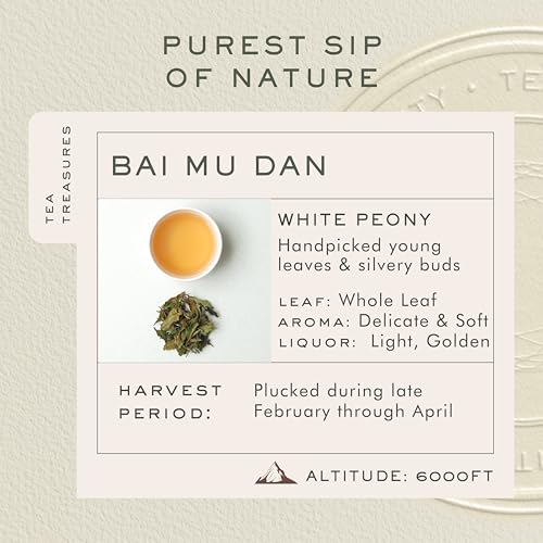 Image of Makaibari Tea Treasures-Makaibari Darjeeling Tea Bai Mu Dan Darjeeling Peony White Tea, 25 G