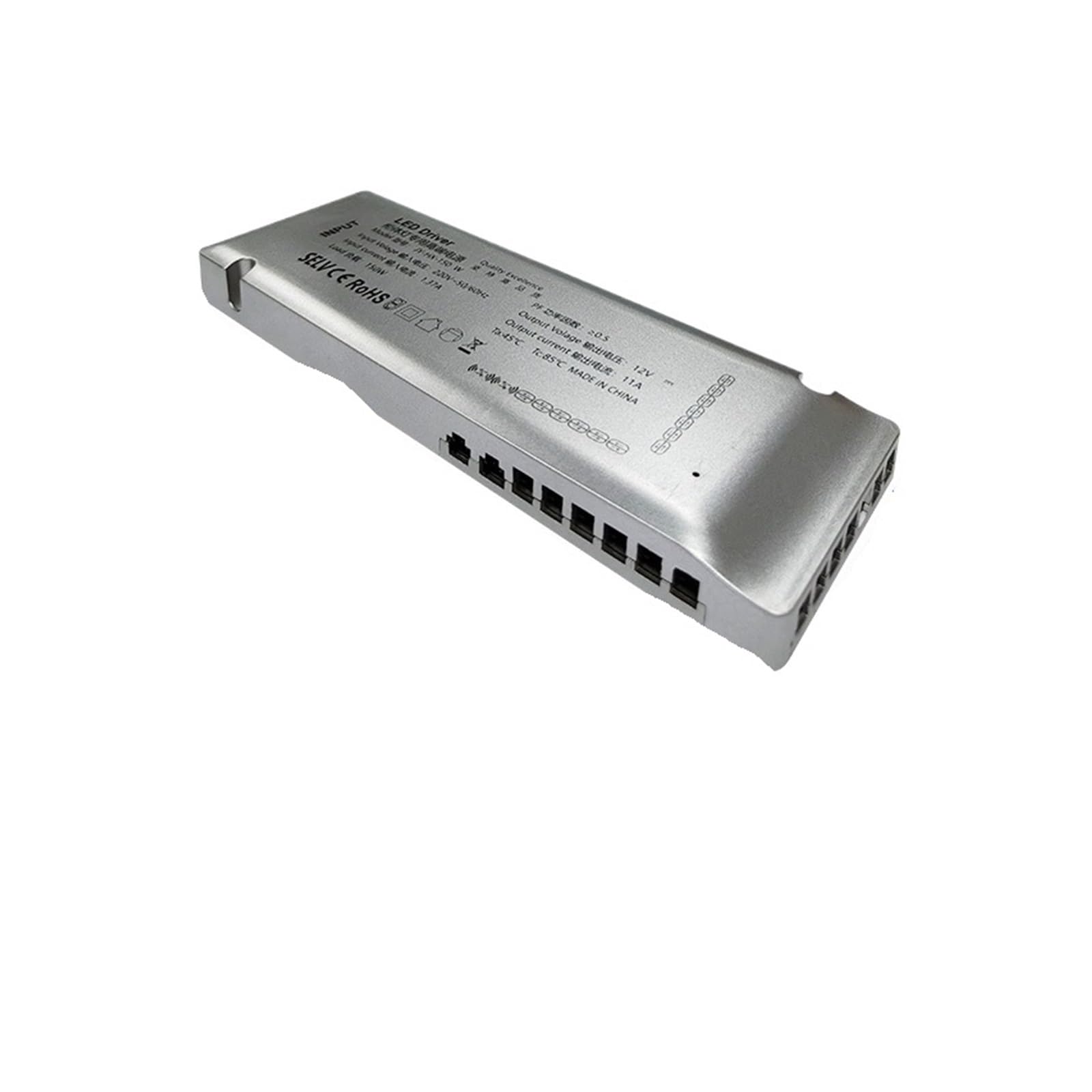 PWANUIGTE Conventional Cabinet Light Dedicated Power Supply 220 to 12V24V Interface Induction Switch with Transformer(Regular style-150W/12V)