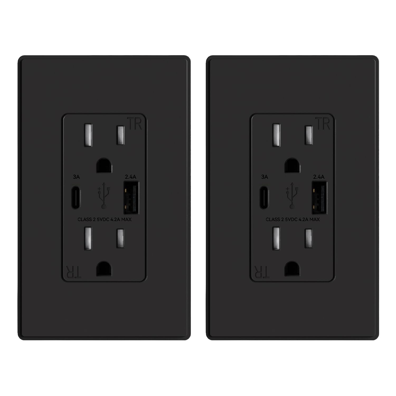 USB Outlets with Wall Charger - 6 Pack -26 USB Outlets with Wall Charger - 6 Pack -26