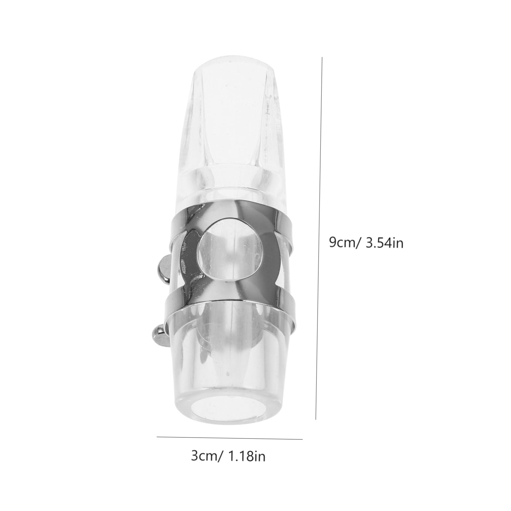 COSMEVIVI Saxophone Mouthpiece Saxophone Cap Sax Reed Sax Ligature Woodwind Instrument Accessories