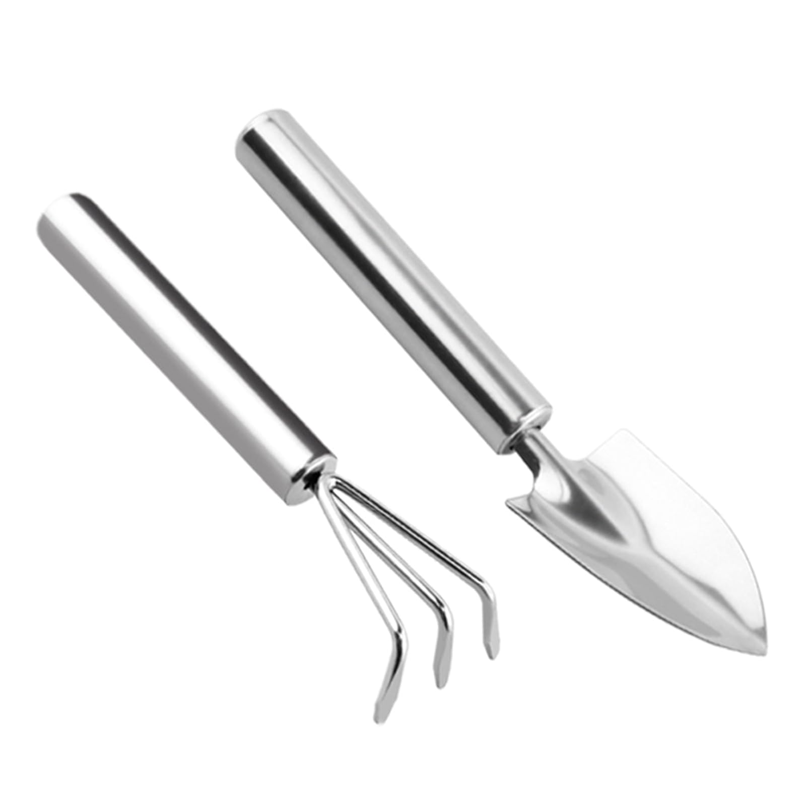 WEILWH Practical Miniature Stainless Steel Hand Rakes For Bonsai Flowers Potting Soil Weeding And Gardening With Ergonomic Hand
