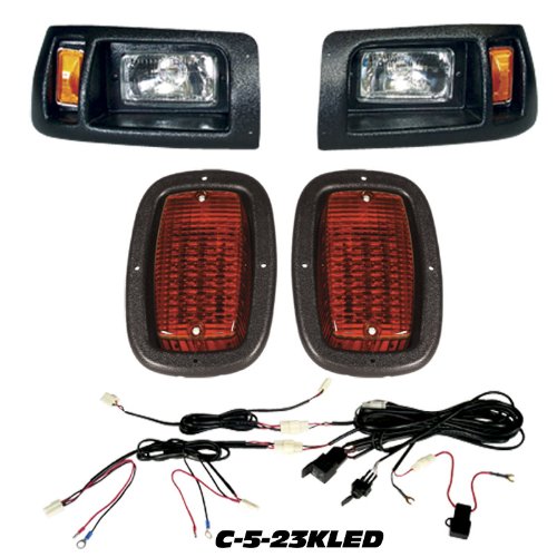 Best Turf WestSP Club Car Headlights, LED Taillights And Basic Wire Harness