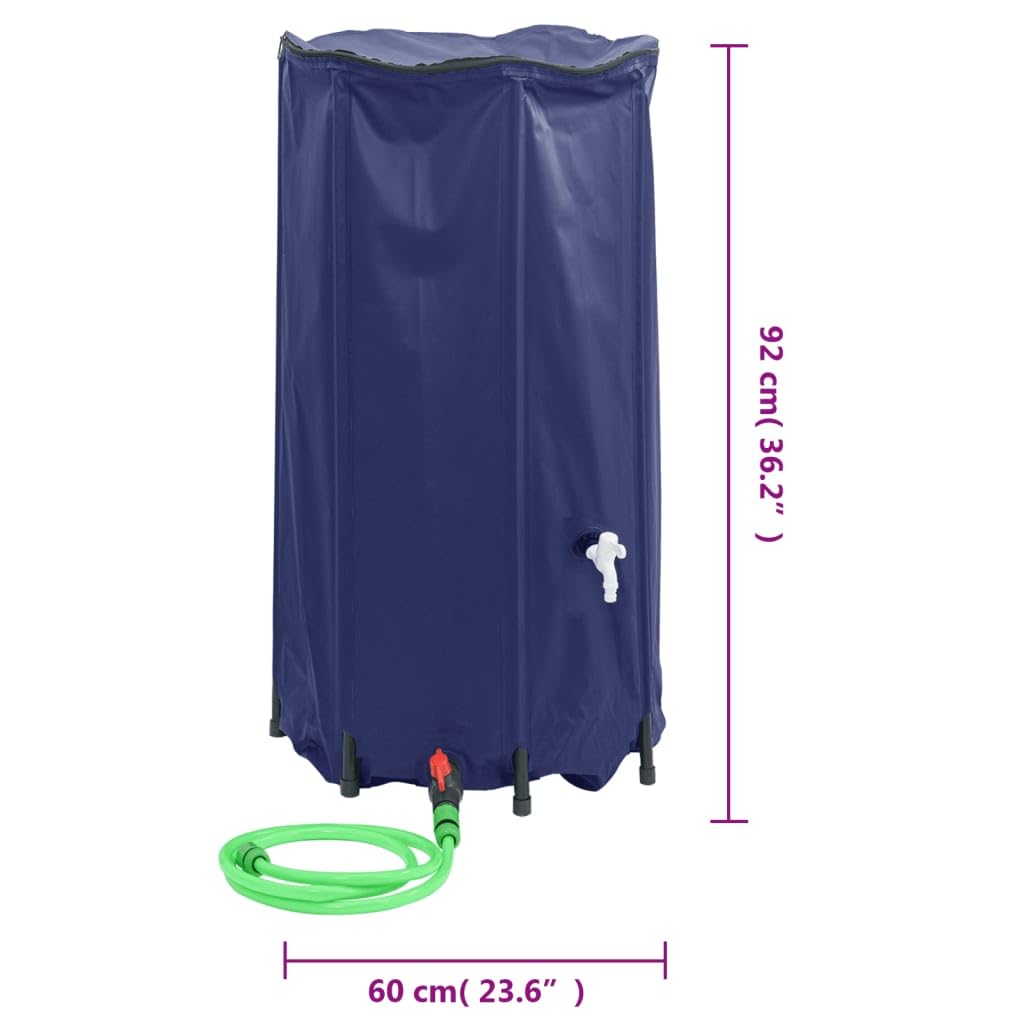 Homgoday Decoración de muebles, depósito de agua con grifo plegable 250 L de PVC muebles de interior/exterior para salón oficina Model155999