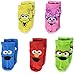Sesame Street Unisex Baby Classic 5 Pack Shorty Socks