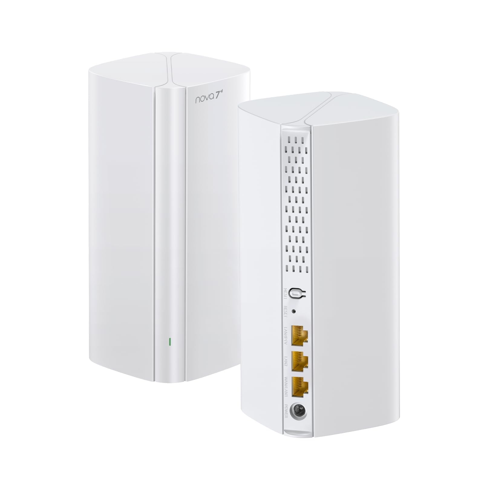 Tenda WiFi 7 Mesh System BE3600 – Dual Band Mesh WiFi System for Home, Covers Up to 4,600 Sq. Ft., Seamless Mesh Network with 3 Gigabit Ports, Supports 160+ Devices, MLO, VPN, 4K QAM, ME3 Pro (2-Pack)
