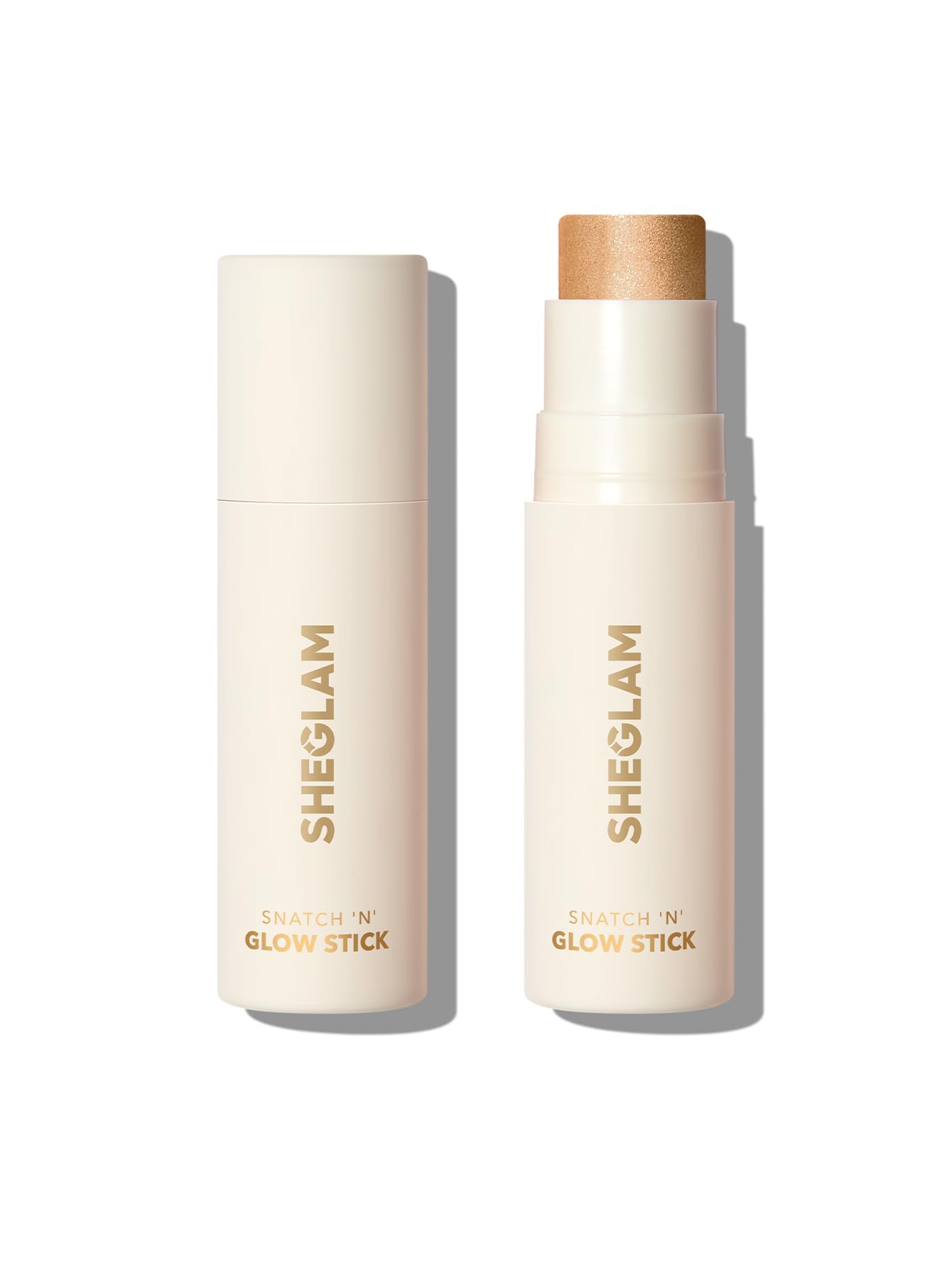 SHEGLAM Snatch n Glow Stick  Cream Highlighter Makeup Stick Long Wear Brightening NonCaking Highlighter Face Makeup Tea cake