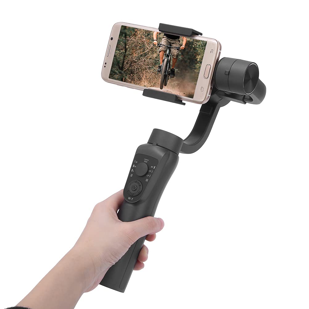 Stabilizzatore per Telefono Portatile a Tre Assi con Rotazione di 330°, per Vlogger - Design in Materiale ABS
