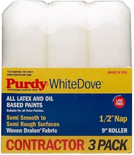 Purdy GIDDS-800630 Roller Covers White Dove 9" x 1/2" Nap, 9 inch 3