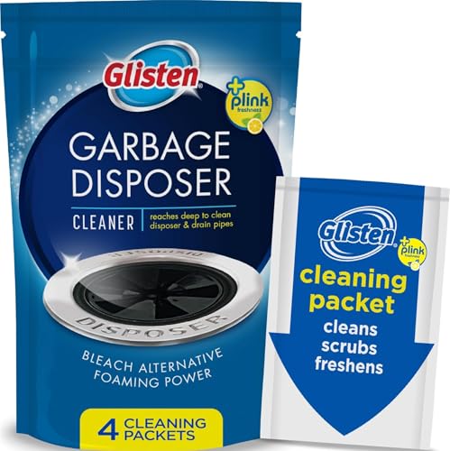 Glisten Garbage Disposer Cleaner, Lemon Scent Odor...