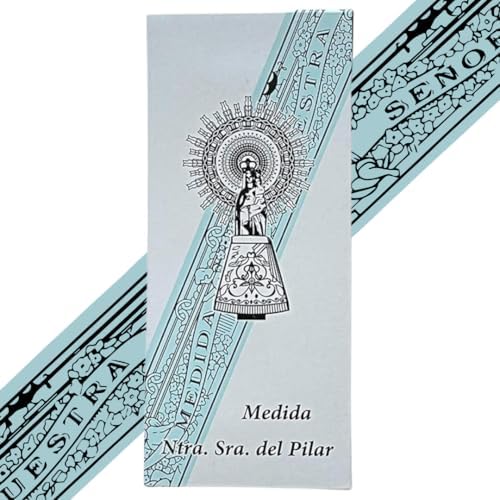 GENPURI Cinta Virgen del Pilar Bendecida– Medida Original 36,5 cm...