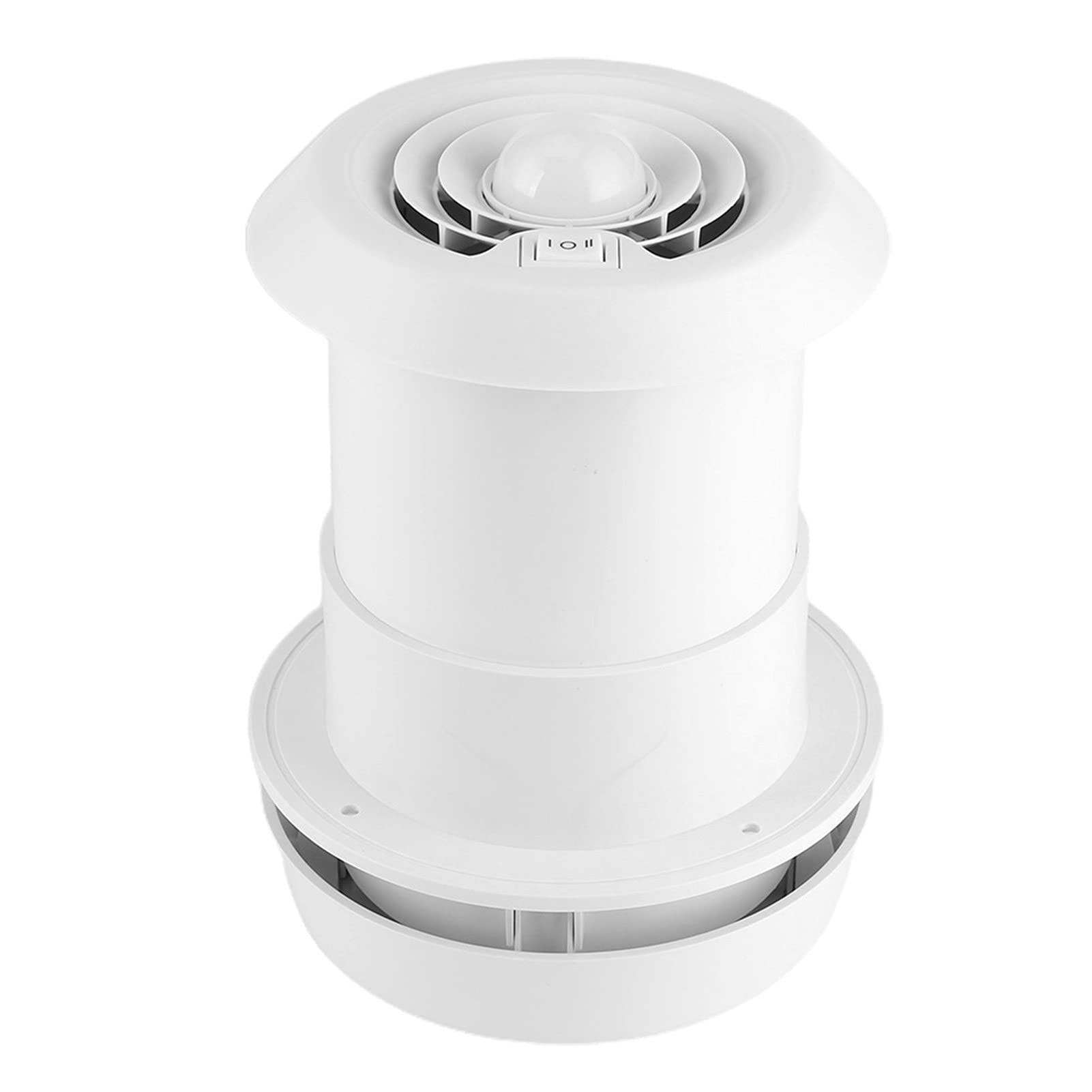 OUKENS Ronde Ventilateur de toit, grille de ventilation de plafond d'air LED 5000R/min pour camping-car caravane de voyage ventilateur 12v camping car