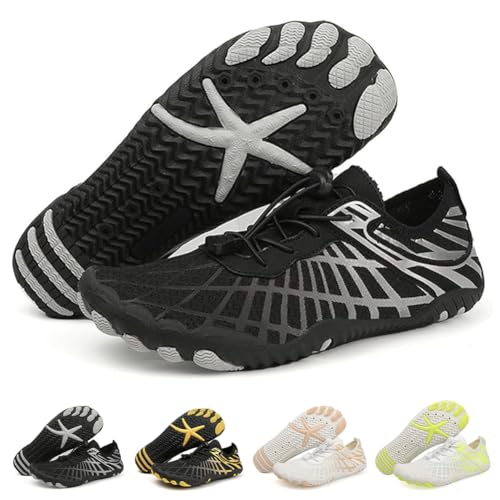 Image of ELETON Barefoot Shoes Women Men Footwear, Wide Toe Box Hiking Zero Drop Non-Slip Quick-Dry River Boat Pool Beach Water Shoes, Lightweight Swimming Running Walking Sneakers Unisex