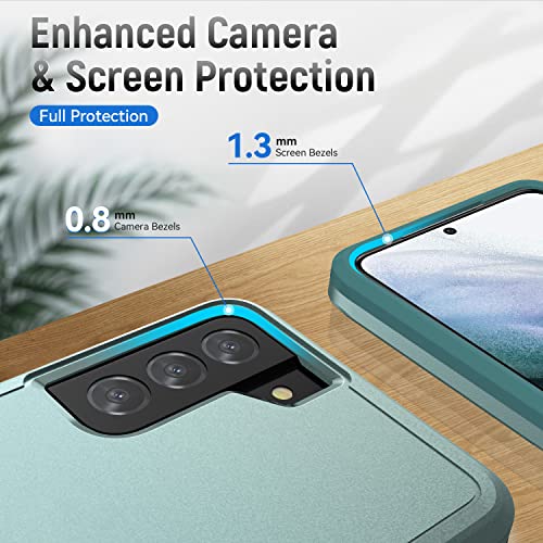 Image of for Samsung Galaxy S21 Case with HD Screen Protector, Green