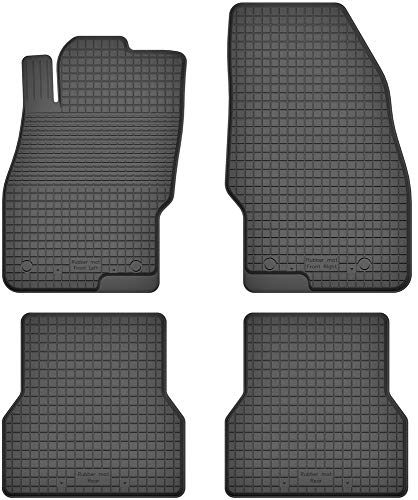 Fußmatten Vorne, Hinten 4er Set für Alfa Romeo MiTo ab 2008 Gummi Gumimatten