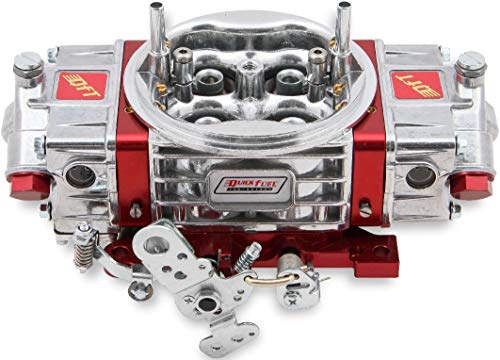New Holley Quick Fuel Q Series Carburetor,Shiny,Red Billet,1050 Cfm,Mechanical Secondaries,Compatible With 4150 Models #TOP1