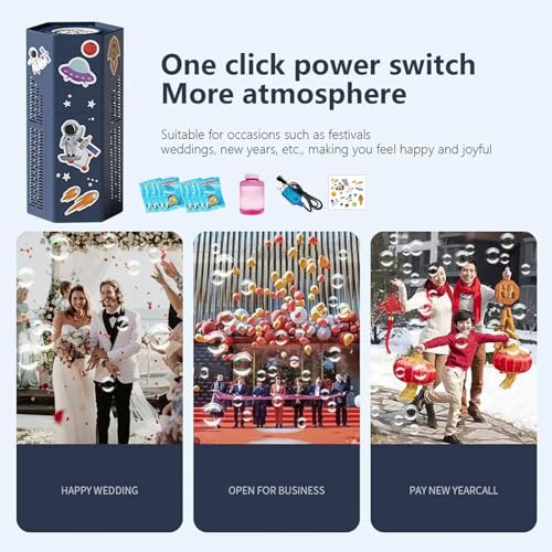 Machine à bulles automatique : cadeau de Noël et Pâques idéal