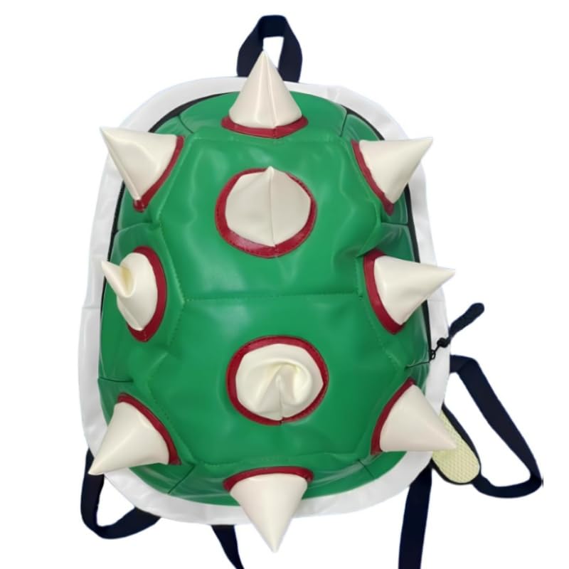 Green Turtle Thorn Backpack Cosplay Costume Accessories Props Casual Laptop Backpack