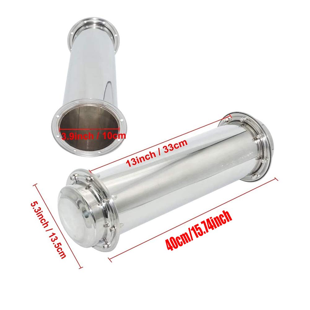 Time Capsule Anti-Corrosion Capsule Étanche En Acier Inoxydable Conteneur Durable Container Lock Pour Future Graduation Cadeau (15,74 Pouces) / 40CM