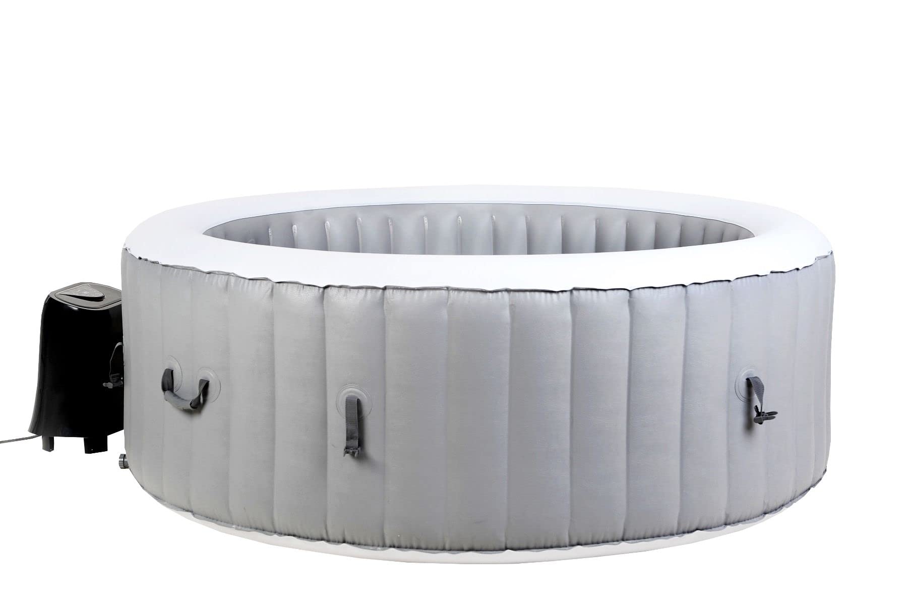 Beneo Vasca idromassaggio gonfiabile portatile per 6 persone, spa, grigio