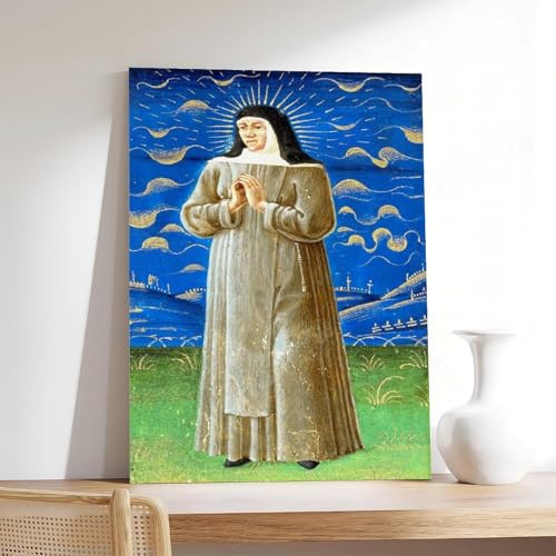Impression sur toile Sainte-Catherine de Bologne tableau mural - 7