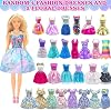 Style Shine 100 Piezas de Ropa y Accesorios para Muñeca de 11.5 Pulgadas | Vestido de Boda, Vestidos de Noche, Vestidos de Moda, Ropa Casual, Bikini, Percha, Zapatos, Accesorios Juguete para Regalo de Niña 8