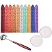 Outus Antique Sealing Wax Sticks Set without Wicks Retro Spoon and Candles for Retro Vintage Wax Seal Stamp, 13 Pieces