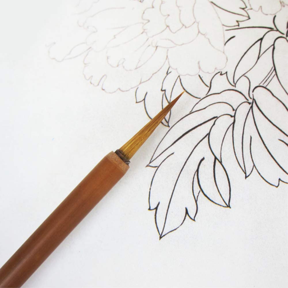 Shanlian Hubi Writing Brush Watercolor Chinese Calligraphy Brush Japanese Sumi Painting Drawing Brushes