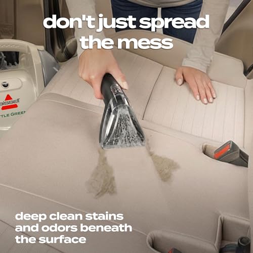 Image of BISSELL Little Green Multi-Purpose Portable Carpet and Upholstery Cleaner, Car and Auto Detailer, with Exclusive Specialty Tools, Amazon Exclusive Limited Edition Color, Coastal Clean, 3353D
