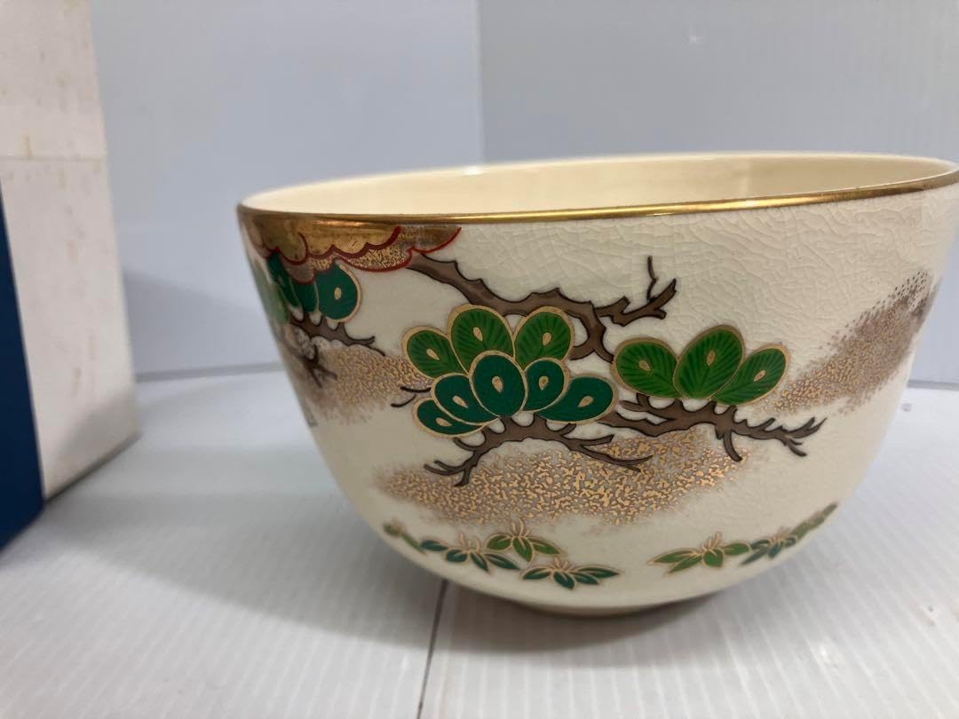 色絵　抹茶椀　瑞豊作　金彩　希少 抹茶椀 瑞豊作 金彩 希少 - メルカリ